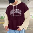 thumbnail image 3 of Gibobby Sudadera polar hombre Sudadera con capucha de forro polar casual de gran tamaño(Rojo,M), 3 of 4