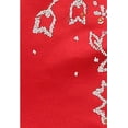 thumbnail image 3 of Flower Girl Dress Caviar Beaded Flower with Croset Tied on Side Red 6 HC1099, 3 of 5