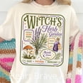 thumbnail image 3 of Witch's Herb Garden Shirt, Homegrown Magic, Vintage Botanical Halloween Tee, Retro Witchy Botanical Tee, Halloween Mushroom Plant Lover Gift, 3 of 4