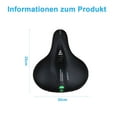 thumbnail image 2 of Reflective Sticker Bike Saddle, High-Density Foam & Springs for Comfort, Breathable Design for Men Women, Universal Fit, Best Size for Easy Installation on Road, Mountain, Racing Bikes, 2 of 6