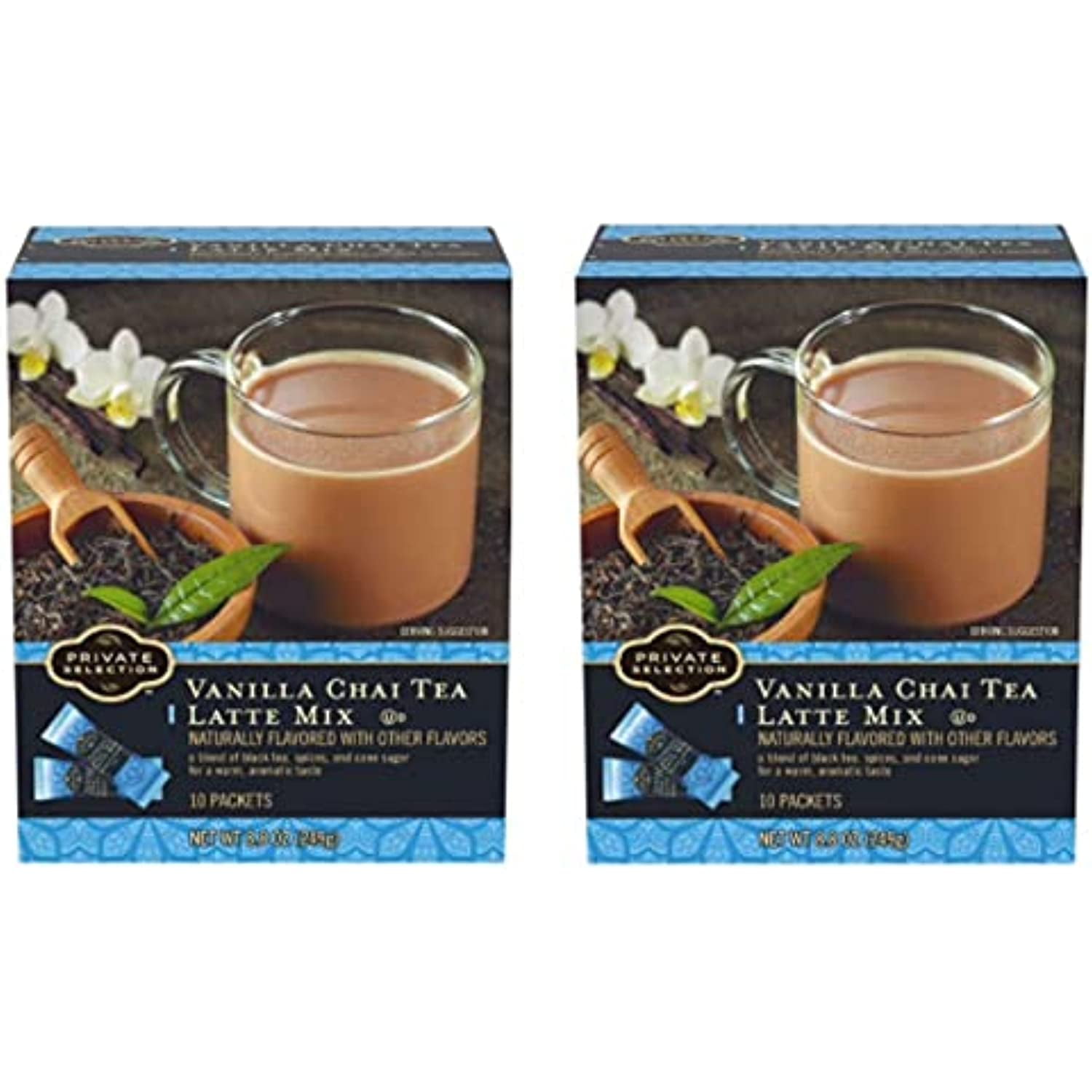 Private Selection Vanilla Chai Tea Latte Mix 10 Ct (Pack Of 2)