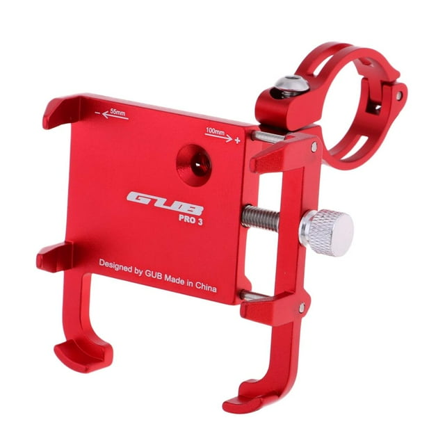 Extensor de Montaje del Manillar del Soporte del Teléfono de Bicicleta Soledad Aluminio Rojo