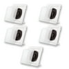 Acoustic Audio S191 Flush Mount In Ceiling Speakers Home Theater 5 Pack