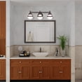 thumbnail image 4 of 5713-67 Livex Lighting Oldwick - 3 Light Bath Vanity in Modern Style - 24 Inches wide by 8.25 Inches high-Olde Bronze Finish, 4 of 10