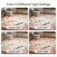 thumbnail image 7 of ODIKA Pink Mirrored Boho Bird Distressed Border Vintage Extra Large for Queen Size Bedroom, Under Bed, Master Suite, Foldable Easy Care, 7 of 7