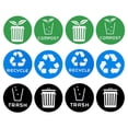 thumbnail image 4 of 12 pegatinas de reciclaje para contenedores de basura., 4 of 6