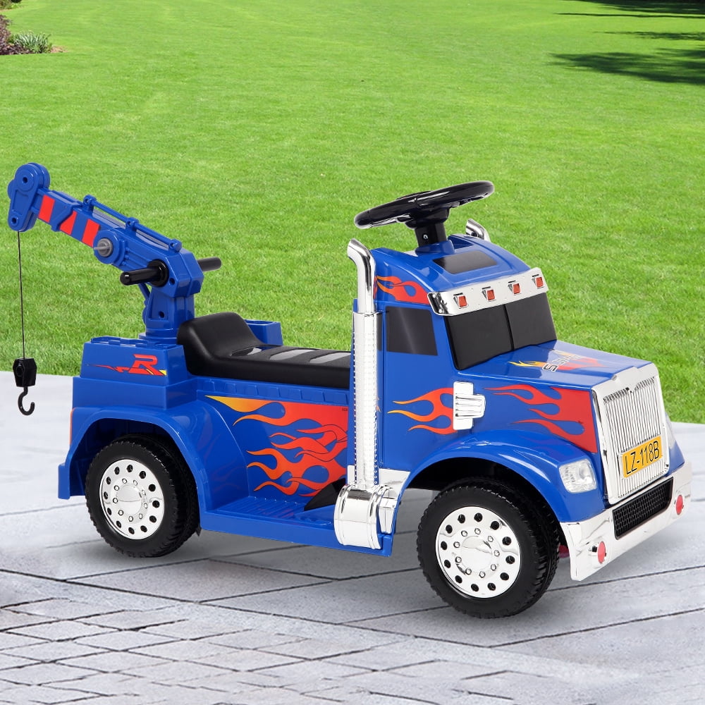 Kepooman Kids Small Crane Ride On Car, 6V Battery Powered Construction Tractor with 2.4G Remote Control and Music Board Kepooman Kids Small Crane Ride On Car, 6V Battery Powered Construction Tractor with 2.4G Remote Control and Music Board