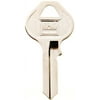Hy-Ko 11010M10 Key Blank, Brass, Nickel Plated