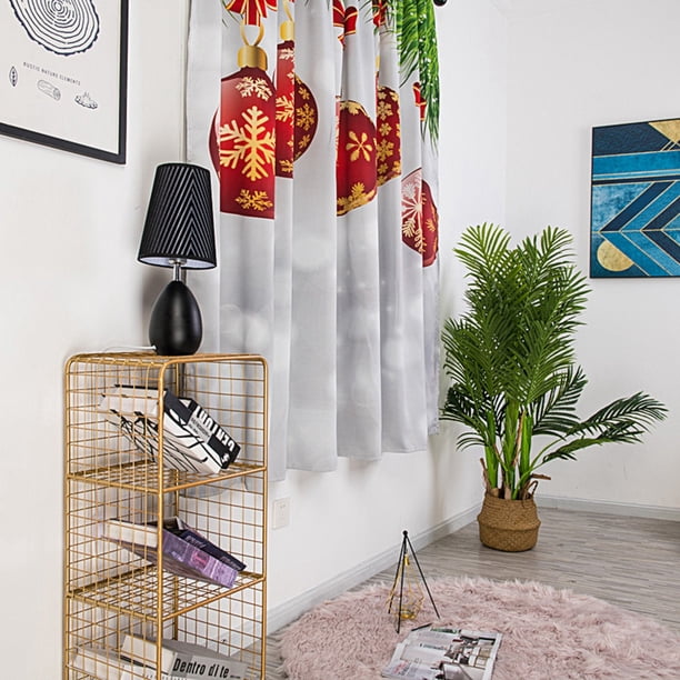 Cortina de poliéster Cortina de ventana de poliéster Fiestas festivas para el dormitorio de la sala de estar ANGGREK Otros