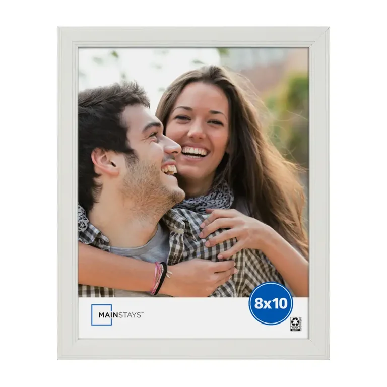 6 pack) Mainstays – 8x10 Picture Frame – White Step Program