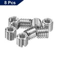 thumbnail image 3 of 8Pcs Threaded Insert, Stainless Steel M5*0.8 Male to M3*0.5 Female 5mm Long, 3 of 6