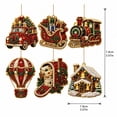thumbnail image 3 of 2026 New Christmas Diamond Painting Suncatcher Kit, 6Pc Acrylic DIY Diamond and Pearl Art Painting, Mini Crystal Art Hanging Ornament Kit, Xmas Decorations for Home Wall Tree and Gift, 3 of 7