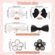 thumbnail image 2 of 12 piezas de 6 estilos de clips para zapatos con perlas, hebillas, flores y lazos decorativos., 2 of 6