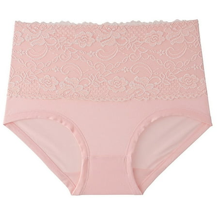

Pretty Comy Women s Plus Size Lace Panties High Waist Underwear Briefs