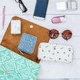 thumbnail image 4 of Cartera de gran capacidad con bloqueo RFID para mujer, organizador de múltiples tarjetas, cartera plegable para mujer con bolsillo con cremallera, 4 of 5