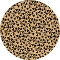 thumbnail image 1 of Ahgly Company Indoor Round Oriental Brown Industrial Area Rugs, 3' Round, 1 of 4