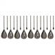 thumbnail image 1 of Paquete de 8 de Extensión para Ventilador de Techo de Color Bronce, Colgantes Clásicas con Forma de Gota para Ventiladores de Techo y Luces, 1 of 5