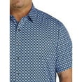 thumbnail image 2 of Synrgy by DXL Men's Big and Tall Medallion Print Sport Shirt Multi Blue 6XLT, 2 of 4