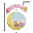 thumbnail image 6 of Ornaments by Elves Personalized Baby's First Christmas 2024 Ornament Baby in Moon Ornament .25lbs, 6 of 10