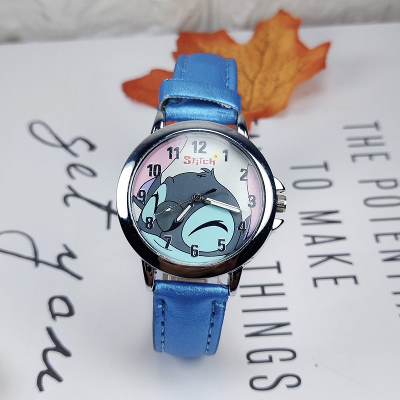 Montre Stitch Enfant LED - Montre Digitale Fille Et Garçon | Cadeau 5-10 Ans | Bracelet Silicone Doux | Batterie Longue Durée