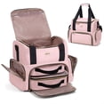 thumbnail image 1 of Bolsa de maquillaje BAFAMYE grande con 2 fundas extraíbles, color rosa, 1 of 6