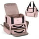 thumbnail image 1 of Bolsa de maquillaje BAFAMYE grande con 2 fundas extraíbles, color rosa, 1 of 6