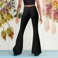 thumbnail image 6 of Awxnjux Wide Leg Pants Woman Womens Length Full Casual Pants Flare Leg High Waist Trousers (Black,M), 6 of 6