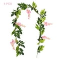 thumbnail image 2 of Artificiales Para Decoración De Jardín, Herramientas De Decoración, Glicina De Seda, Suministros De Boda, Flores Decorativas, Vena De Flores 4 Guirnaldas Noticed HA039650-02, 2 of 6