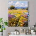 thumbnail image 4 of UXIEQU Vibrant Wildflower Field Oil Canvas Wall Art Print 15.75x11.81 Inches, 4 of 8