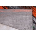 thumbnail image 4 of Handcraft Rugs - Fluorecent Orange/Grey/Silver/Black/Abstract Contemporary Modern Design Brushed Colors Area Rug, 4 of 9