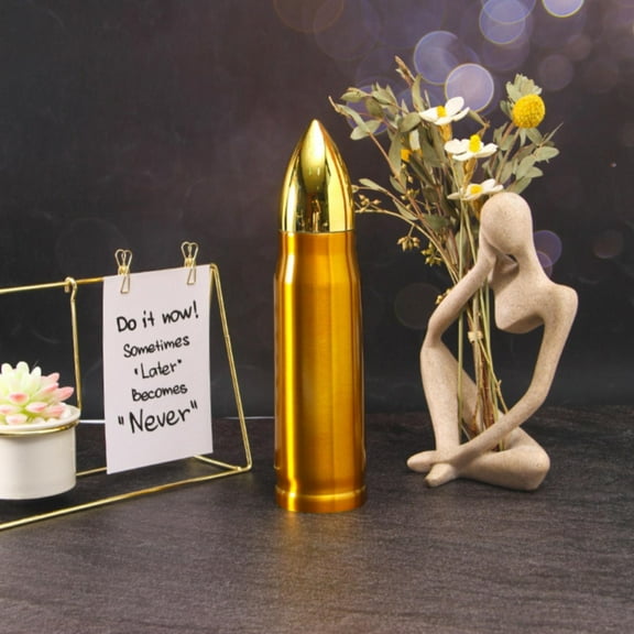 Clearance Gifts For Men Dad Him Husband Stocking Stuffers Cool Tumbler Unique Valentine's Day/ Fool's Day Mens Gifts Mens Stocking Stuffers For Valentine's Day/ Fool's Day Pre for Home & Kitchen Gold