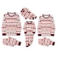 thumbnail image 2 of Ropa de dormir navideña para padres e hijos, Tops con estampado de alces y árbol de Navidad de manga larga, pantalones, mameluco, 2 of 4