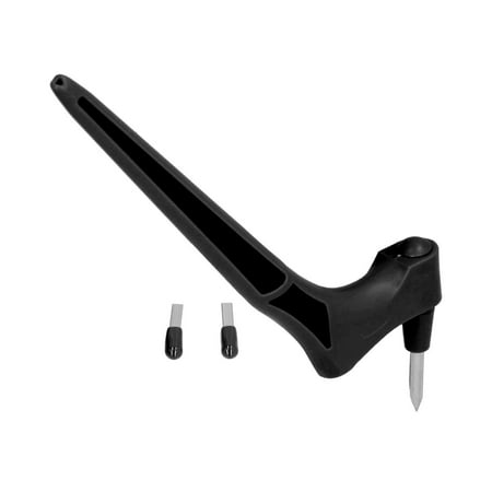 

Craft Cutting Tool Durable Rotating Carving Knife With 3 Cutter Heads For DIY Black