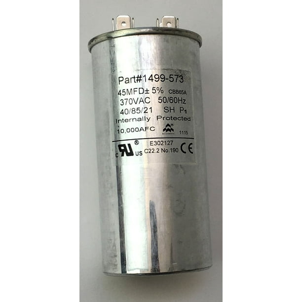 Coleman 14995731 Air Conditioner Run Capacitor 40UF 370VAC