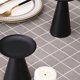 thumbnail image 4 of Juego de 3 portavelas de pilar de metal Zhivalor Negro, 4 of 5