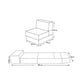thumbnail image 4 of Sofa Cama Individual Compacto Color Azul, 4 of 4
