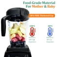 thumbnail image 3 of Blender Pitcher 64oz Profil Bas, Récipient de Remplacement Compatible avec 750,7500, 5300, 6500, VM0102, VM0103, VM0197，Propel/Professional/G, 3 of 6