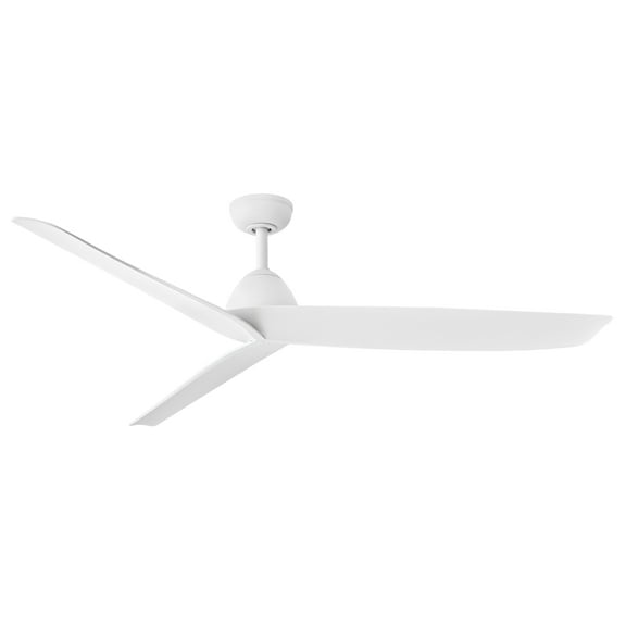 Hinkley Lighting 906660-Fmw Liv 60" 3 Blade Indoor / Outdoor Ceiling Fan - White