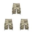 thumbnail image 2 of Pantalones cortos informales para hombre Sonducket con múltiples bolsillos negro Caqui, 2 of 6