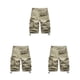 thumbnail image 2 of Pantalones cortos de carga Sonducket para hombres color negro Caqui con Cintura expandible, 2 of 6