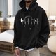 thumbnail image 1 of WILLBEST Sudaderas De Hombre, Moda Informal para Hombre, Sudadera con Capucha y Estampado Parcial, Suéter De Manga Larga con Cordón y Capucha, Tops XXGrande, 1 of 3
