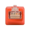 thumbnail image 2 of StarTech.com Cat6 Cable - Cat6 Crossover Adapter - GbE - Red - Ethernet Network Cable (C6CROSSOVER) - Crossover adapter - RJ-45 (M) to RJ-45 (F) - CAT 6 - red, 2 of 4