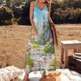 thumbnail image 2 of Easter Bunnies Rabbits Sleeveless Dress Women's Luxury Party Dress Birthday Dresses for Women, 2 of 7