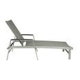 thumbnail image 4 of Levi Outdoor Wicker and Aluminum Chaise Lounge, Gray, 4 of 8