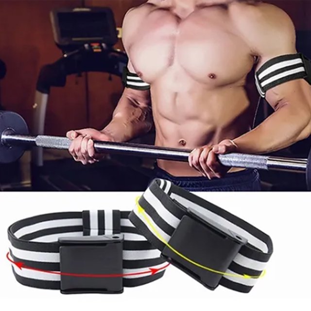 2 uds bandas de entrenamiento de oclusión bandas de restricción de flujo sanguíneo para brazos piernas entrenamiento en casa gimnasio NikouMX Deportes