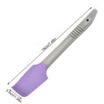 thumbnail image 3 of VONKY Silicone Cake Spatula Heat-Resistant Cream Rubber Scraper Non-stick Kitchen Utensil for Mixing Baking, Purple, 3 of 5