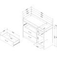 thumbnail image 5 of South Shore Tassio Changing Table, Gray Oak, 5 of 10