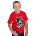 thumbnail image 5 of The Wild Life Skull Panther Tattoo Crewneck T Shirts Boy Girl Teen Brisco Brands XS, 5 of 6