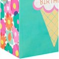 thumbnail image 6 of Modern Flowers and Ice Cream Birthday Gift Bag Set (2 Bags: 13" Large and 15" Extra Large) for Kids, Teens, Friends, 6 of 6