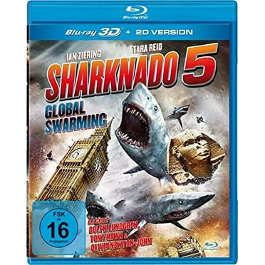 Sharknado 5: Global Swarming (2017) (3D & 2D) [ NON-USA FORMAT, Blu-Ray, Reg.B Import - Germany ]